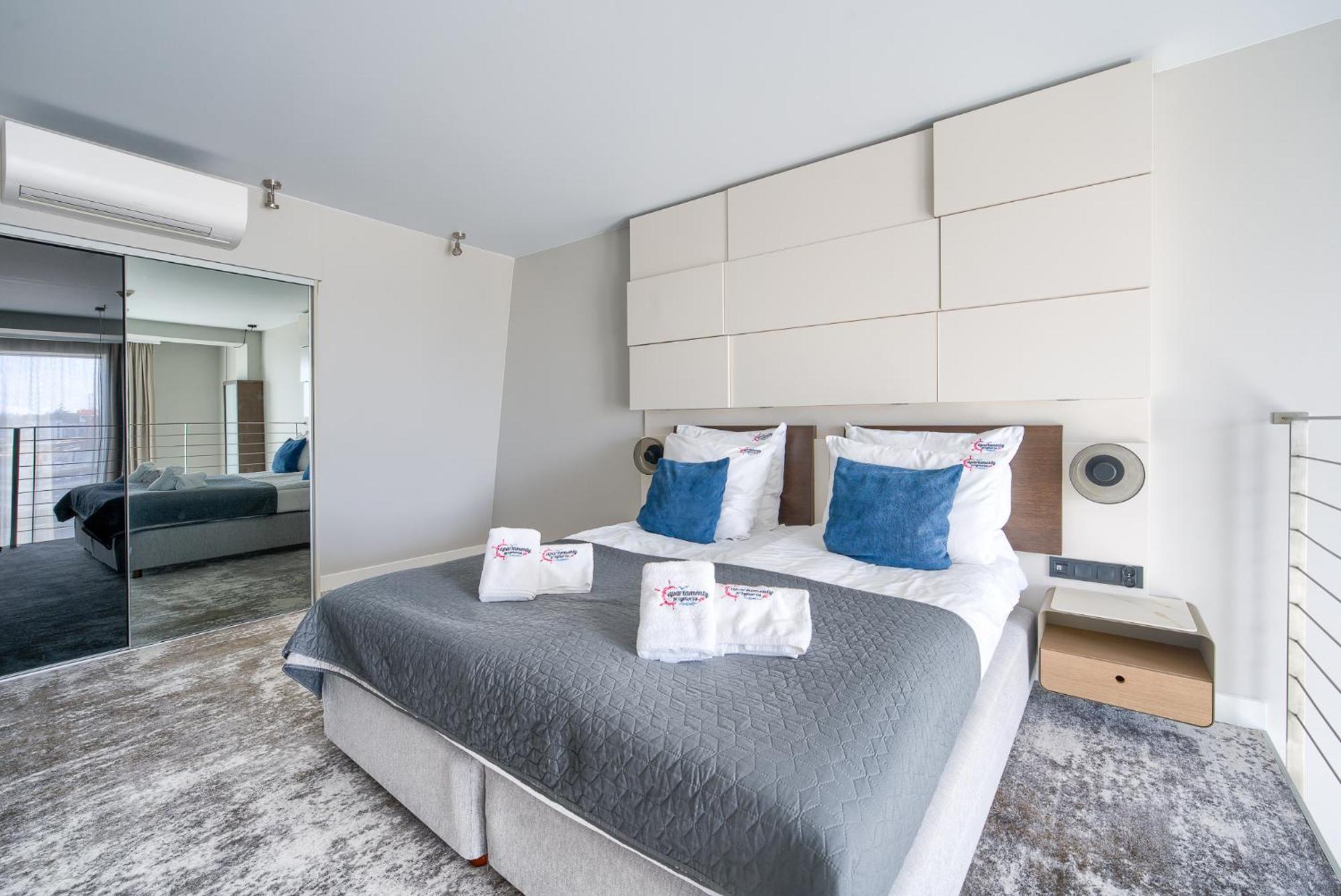 Apartamentyprzymorzu Marine***** Apartament Dwupoziomowy Z Widokiem Na Morze Kołobrzeg Exterior foto